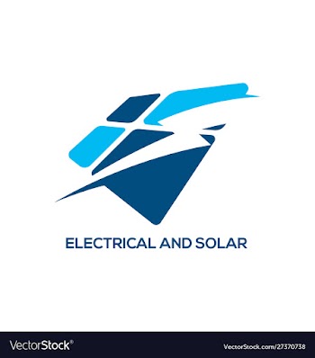 Electrical and solar vector image