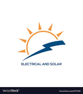 Electrical and solar vector image
