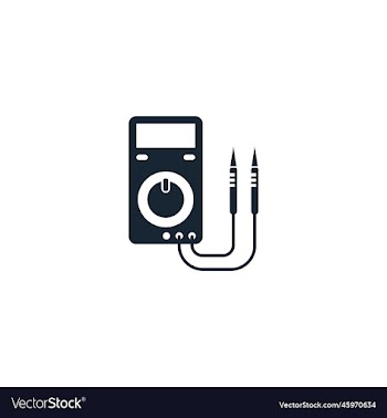 electrical service creative icon filled from