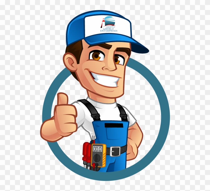 Electrical Service - Electric Man Vector