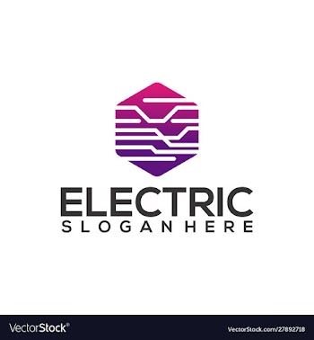 Electricity logo designs simple electric logo vector image