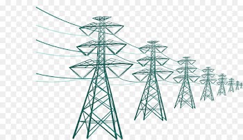 Electricity Transmission tower High voltage Utility pole - Substation wires 