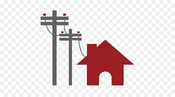 Electricity Utility pole Overhead power line Illustration Electrical cable - surge map 