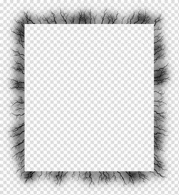 Electrify frames s, black lightning border illustration transparent background PNG clipart
