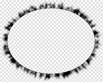 Electrify frames s, oval black frame transparent background PNG clipart