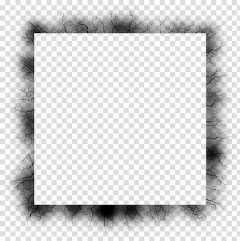 Electrify frames s, rectangular black frame transparent background PNG clipart