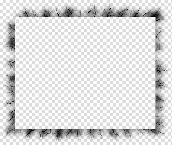 Electrify frames s, rectangular black frame transparent background PNG clipart