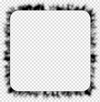 Electrify frames s, square black frame border transparent background PNG clipart