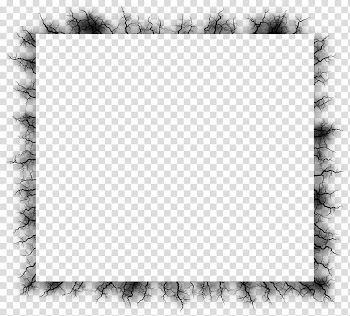 Electrify frames s, square black illustration transparent background PNG clipart