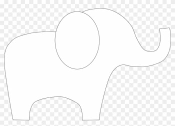 Elefun Baby Quilt Finished Hip To Be A Square Podcast - Baby Elephant Outline Png