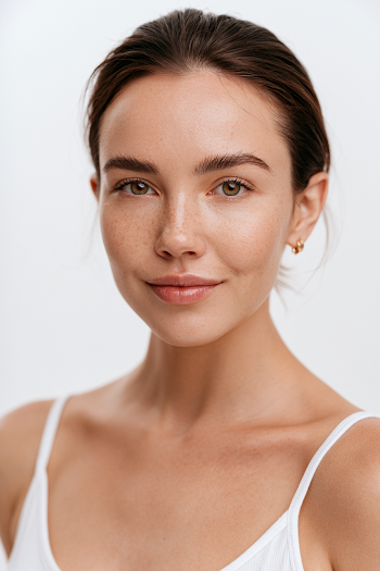 Elegance in Simplicity: Portrait of a Young Slavic Woman