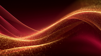 Elegant Abstract Geometric Background with Golden Curves