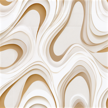Elegant Abstract Wallpaper Pattern in White and Gold
