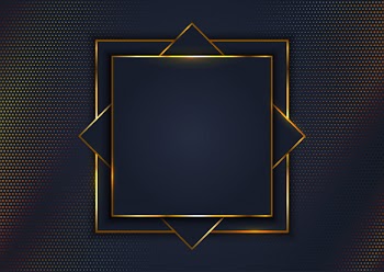 Elegant background with gold frame Free Vector