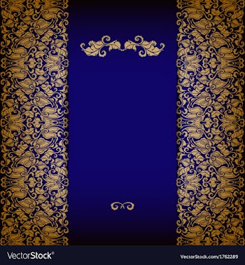 Elegant background with lace ornament vector image