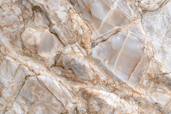 Elegant Beige Breccia Marble Slab with Gold and Grey Veining