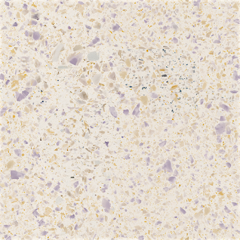 Elegant Beige Terrazzo Surface with Pastel Accents