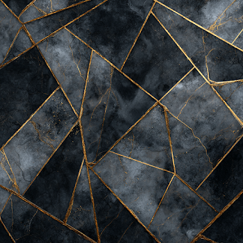 Elegant Black Marble Pattern with Dark Grey Veins