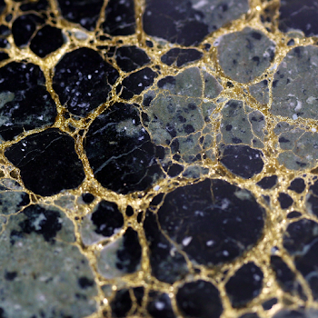 Elegant Black Marble Texture with Golden Veins