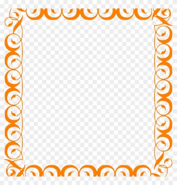 Elegant Border Clipart Orange Elegant Border Clip Art - Girl Scout Border Clip Art Free