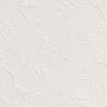 Elegant Botanical Embossed Wallpaper Texture