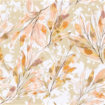 Elegant Botanical Olive Leaf Pattern