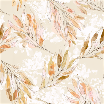 Elegant Botanical Olive Leaf Pattern