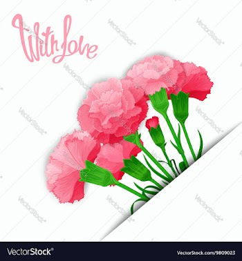 Elegant bouquet With Love vector image