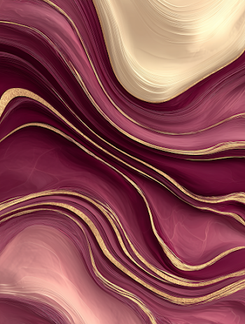 Elegant Burgundy Marble Abstract