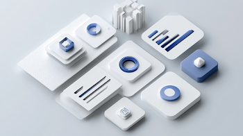 Elegant Business Presentation Template with Geometric Elements
