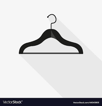 elegant clothes hanger fashion and beauty