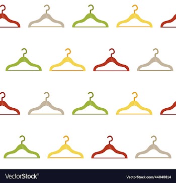 elegant clothes hanger fashion and beauty