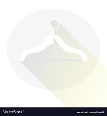 elegant clothes hanger fashion and beauty