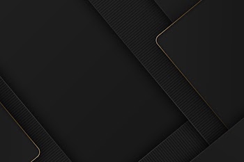 Elegant dark background with golden details Free Vector