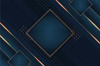 Elegant dark background with golden details Free Vector