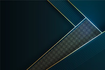 Elegant dark wallpaper with golden details concept Free Vector