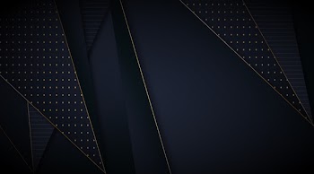 Elegant dark wallpaper with golden lines Free Vector