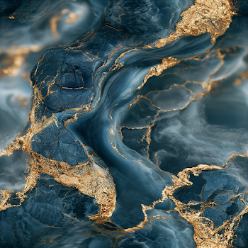 Elegant Deep Indigo Blue Marble Texture