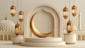 Elegant Eid Al-Adha Greeting Background