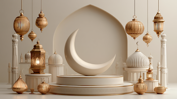 Elegant Eid Al-Adha Greeting Background