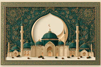 Elegant Eid al-Adha Greeting Card Background