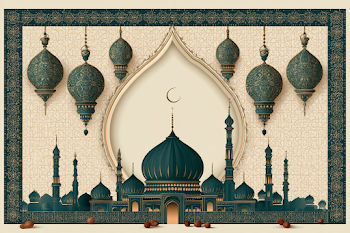Elegant Eid al-Adha Greeting Card Design