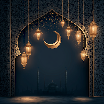 Elegant Eid Al-Adha Greeting Card Design