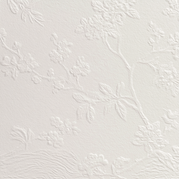 Elegant Embossed Botanical Wallpaper Texture
