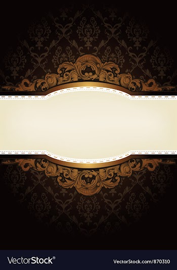 Elegant engraved background vector image