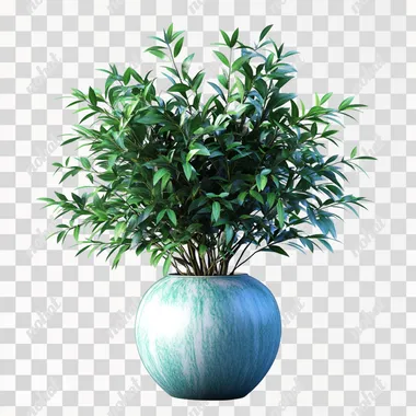 Elegant Evergreen Plant Vase for Any Space