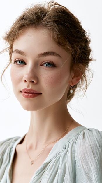 Elegant Female Fashion Model Portrait