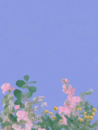 Elegant Floral Cell Phone Wallpaper in Pastel Tones Elegant Floral Cell Phone Wallpaper in Pastel Tones