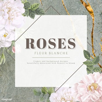 Elegant floral frame | Free stock illustration - 595943