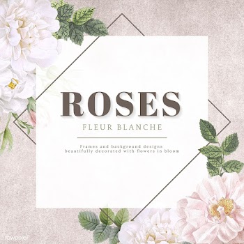 Elegant floral frame | Free stock illustration - 595963